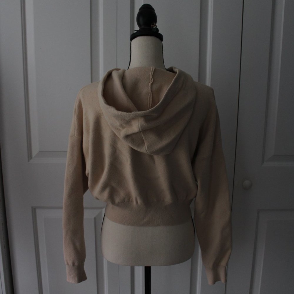 Forever 21 Beige Cropped Hoodie - Picture 6 of 9